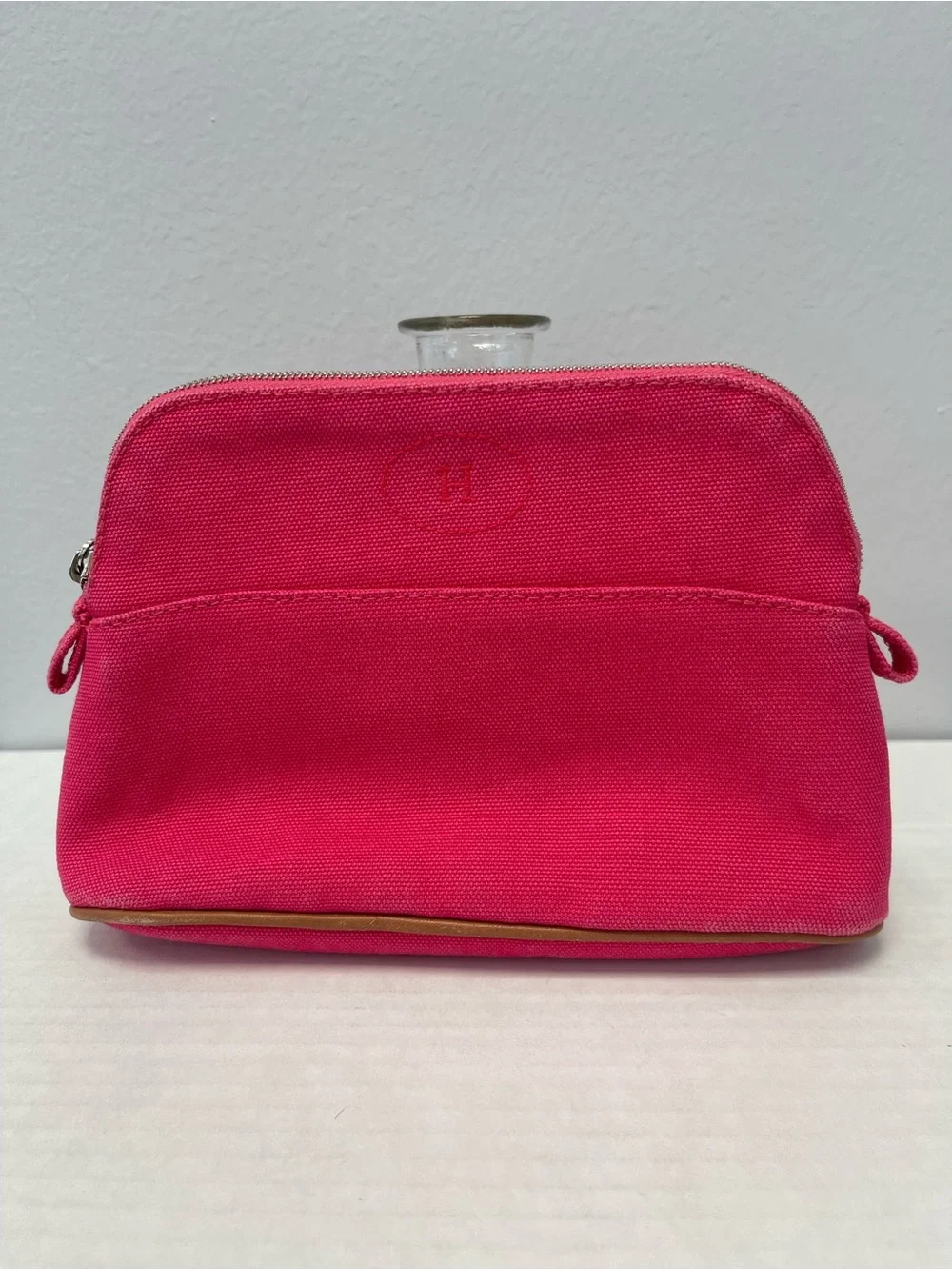 Hermes Bolide Case, Mini Model in Hibiscus - Preowned